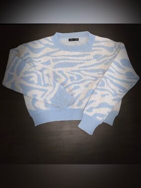 SHEIN Zebra Knit Sweater